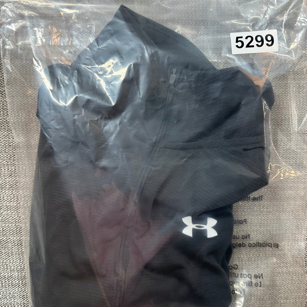Under Armour Quarter Zip Women XS Black NEW HeatGear Running Pullover Fitted - Picture 9 of 9